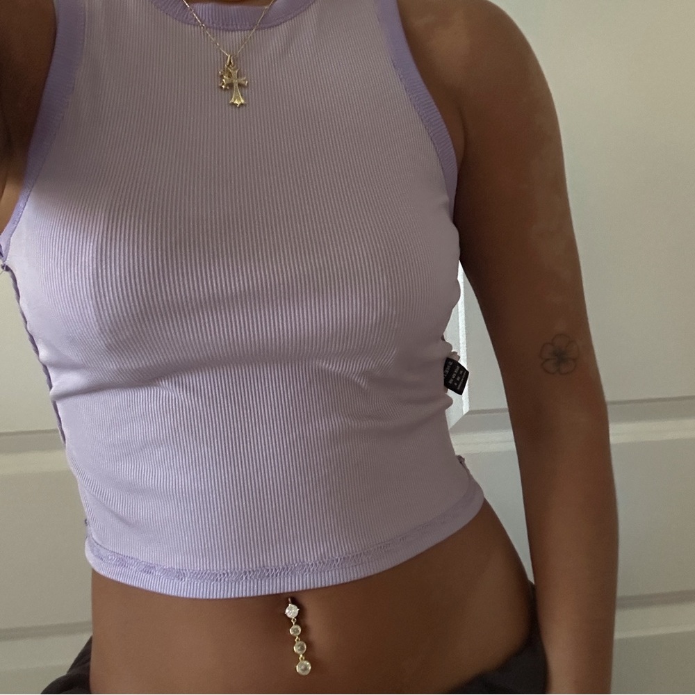 color block tank top